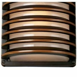 John Timberland Modern Outdoor Wall Light Fixture Rubbed Bronze 10" Banded Grid Frosted Glass for Exterior House Porch Patio Deck -Outdoor Lighting Sales Shop unnamed file 3150