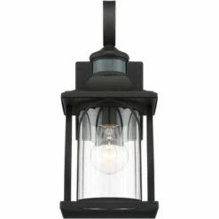 John Timberland Mission Outdoor Wall Light Fixture Textured Black 14 1/4" Clear Glass Motion Sensor for Exterior House Porch Patio -Outdoor Lighting Sales Shop unnamed file 3181