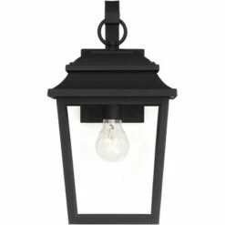 John Timberland Outdoor Wall Light Fixture Texturized Black Steel 15 1/4" Clear Glass Lantern for Exterior House Porch Patio -Outdoor Lighting Sales Shop unnamed file 3189