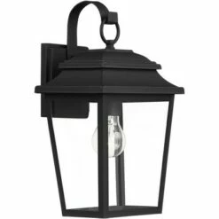 John Timberland Outdoor Wall Light Fixture Texturized Black Steel 15 1/4" Clear Glass Lantern for Exterior House Porch Patio -Outdoor Lighting Sales Shop unnamed file 3190