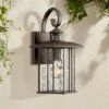 John Timberland Modern Outdoor Wall Fixture Bronze 15 1/4" Clear Water Glass Lantern Dusk to Dawn Motion Security Sensor for Exterior Porch 2 John Timberland Modern Outdoor Wall Fixture Bronze 15 1/4" Clear Water Glass Lantern Dusk to Dawn Motion Security Sensor for Exterior Porch -Outdoor Lighting Sales Shop unnamed file 3210