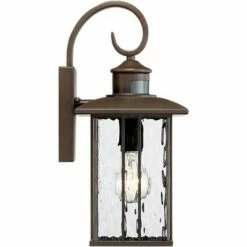 John Timberland Modern Outdoor Wall Fixture Bronze 15 1/4" Clear Water Glass Lantern Dusk to Dawn Motion Security Sensor for Exterior Porch -Outdoor Lighting Sales Shop unnamed file 3214