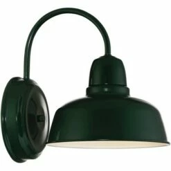 John Timberland Farmhouse Outdoor Wall Light Fixture Urban Barn Green Steel Gooseneck 11 1/4" for Exterior House Porch Patio -Outdoor Lighting Sales Shop unnamed file 3238