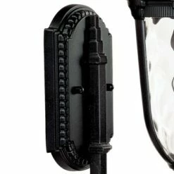 John Timberland Traditional Outdoor Wall Light Fixture Texturized Black Upbridge 16 1/2" Clear Hammered Glass for Exterior House -Outdoor Lighting Sales Shop unnamed file 3248