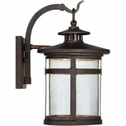 Franklin Iron Works Rustic Outdoor Wall Light LED Bronze Hanging Lantern Sconce Fixture for House Deck Porch Patio -Outdoor Lighting Sales Shop unnamed file 3271