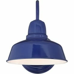 John Timberland Farmhouse Outdoor Wall Light Fixture Urban Barn Blue Gooseneck 11 1/4" for Exterior House Porch Patio Deck -Outdoor Lighting Sales Shop unnamed file 3289