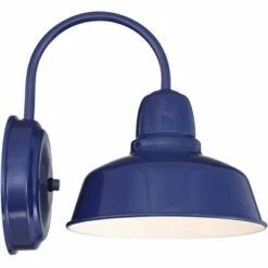 John Timberland Farmhouse Outdoor Wall Light Fixture Urban Barn Blue Gooseneck 11 1/4" for Exterior House Porch Patio Deck -Outdoor Lighting Sales Shop unnamed file 3291