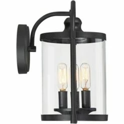 John Timberland Modern Outdoor Wall Light Fixture Black 13" Cylindrical Glass for Exterior House Porch Patio Deck Entryway -Outdoor Lighting Sales Shop unnamed file 3309