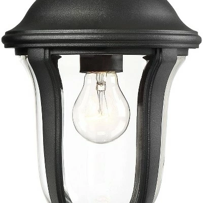 John Timberland Traditional Outdoor Wall Light Fixture Black 16 3/4" Clear Glass Downbridge for Exterior House Porch Patio Deck 5 John Timberland Traditional Outdoor Wall Light Fixture Black 16 3/4" Clear Glass Downbridge for Exterior House Porch Patio Deck - Image 3