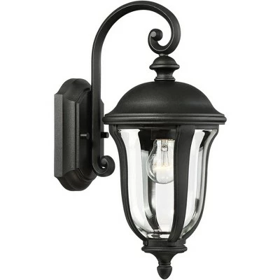 John Timberland Traditional Outdoor Wall Light Fixture Black 16 3/4" Clear Glass Downbridge for Exterior House Porch Patio Deck 8 John Timberland Traditional Outdoor Wall Light Fixture Black 16 3/4" Clear Glass Downbridge for Exterior House Porch Patio Deck - Image 6