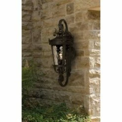 John Timberland Traditional Outdoor Wall Light Fixture Black Steel Scroll 19" Clear Hammered Glass for Exterior House Porch Patio -Outdoor Lighting Sales Shop unnamed file 3449