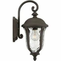 John Timberland Traditional Outdoor Wall Light Fixture Bronze 16 3/4" Clear Hammered Glass for Exterior House Porch Patio Deck -Outdoor Lighting Sales Shop unnamed file 3455