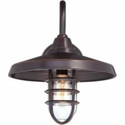 John Timberland Industrial Outdoor Barn Light Wall Fixture Painted Bronze Cage 16 3/4" Clear Glass for Exterior House Porch Patio 10 John Timberland Industrial Outdoor Barn Light Wall Fixture Painted Bronze Cage 16 3/4" Clear Glass for Exterior House Porch Patio -Outdoor Lighting Sales Shop unnamed file 3478