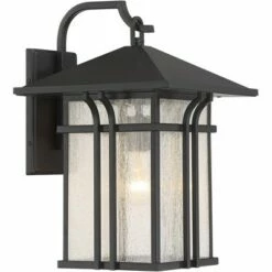 John Timberland Mission Outdoor Wall Light Fixture Painted Bronze 16 1/2" Seeded Clear Glass Lantern for House Porch Patio Deck -Outdoor Lighting Sales Shop unnamed file 3485