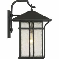 John Timberland Mission Outdoor Wall Light Fixture Painted Bronze 16 1/2" Seeded Clear Glass Lantern for House Porch Patio Deck -Outdoor Lighting Sales Shop unnamed file 3486