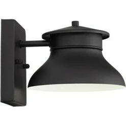 John Timberland Modern Outdoor Wall Light Fixtures Set of 2 LED Black 5" Non Glass Dark Sky for Exterior House Porch Patio Barn -Outdoor Lighting Sales Shop unnamed file 3492