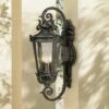 John Timberland Mediterranean Outdoor Wall Light Fixture Black Scroll Arm 21 1/2" Clear Hammered Glass for House Porch Patio -Outdoor Lighting Sales Shop unnamed file 3507