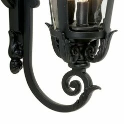 John Timberland Mediterranean Outdoor Wall Light Fixture Black Scroll Arm 21 1/2" Clear Hammered Glass for House Porch Patio -Outdoor Lighting Sales Shop unnamed file 3510
