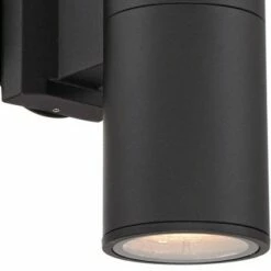 Possini Euro Design Modern Outdoor Wall Light Fixture Black 11 3/4" Cylinder Up Down Exterior House Porch Patio -Outdoor Lighting Sales Shop unnamed file 3516