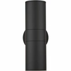 Possini Euro Design Modern Outdoor Wall Light Fixture Black 11 3/4" Cylinder Up Down Exterior House Porch Patio -Outdoor Lighting Sales Shop unnamed file 3519