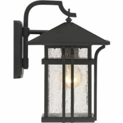 John Timberland Mission Outdoor Wall Light Fixture Painted Bronze 10 1/2" Seeded Clear Glass Lantern for House Porch Patio Deck -Outdoor Lighting Sales Shop unnamed file 3531