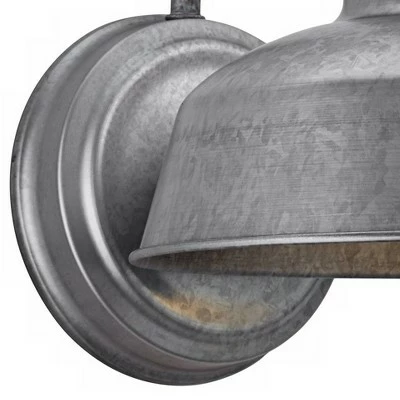 John Timberland Farmhouse Outdoor Wall Light Fixture Urban Barn Galvanized Steel Gooseneck 13" for Exterior House Porch Patio 4 John Timberland Farmhouse Outdoor Wall Light Fixture Urban Barn Galvanized Steel Gooseneck 13" for Exterior House Porch Patio - Image 3