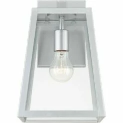 John Timberland Modern Outdoor Wall Light Fixture Sleek Silver Steel 13" Clear Glass for Exterior House Porch Patio Deck 7 John Timberland Modern Outdoor Wall Light Fixture Sleek Silver Steel 13" Clear Glass for Exterior House Porch Patio Deck -Outdoor Lighting Sales Shop unnamed file 3591