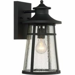 John Timberland Outdoor Wall Light Fixtures Set of 2 Cast Iron Black 15" Clear Seedy Glass for Exterior House Porch Patio Deck 14 John Timberland Outdoor Wall Light Fixtures Set of 2 Cast Iron Black 15" Clear Seedy Glass for Exterior House Porch Patio Deck -Outdoor Lighting Sales Shop unnamed file 3603