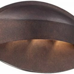 Possini Euro Design Modern Outdoor Wall Light Fixture LED Bronze 11" Wide Eyebrow Dark Sky for Exterior House Porch Patio Deck -Outdoor Lighting Sales Shop unnamed file 3616