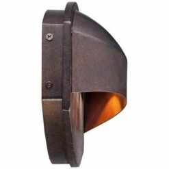 Possini Euro Design Modern Outdoor Wall Light Fixture LED Bronze 11" Wide Eyebrow Dark Sky for Exterior House Porch Patio Deck -Outdoor Lighting Sales Shop unnamed file 3618