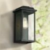 John Timberland Rustic Industrial Outdoor Wall Light Fixture Textured Black Metal 14" Clear Glass for Exterior House Porch Patio -Outdoor Lighting Sales Shop unnamed file 3653