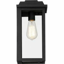 John Timberland Rustic Industrial Outdoor Wall Light Fixture Textured Black Metal 14" Clear Glass for Exterior House Porch Patio -Outdoor Lighting Sales Shop unnamed file 3657