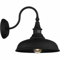 John Timberland Farmhouse Outdoor Barn Light Fixture Black 12 1/2" Dusk To Dawn Motion Sensor Exterior House Porch Patio Outside -Outdoor Lighting Sales Shop unnamed file 3663