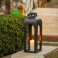 Metal Outdoor Lantern Natural - Smith & Hawken™ -Outdoor Lighting Sales Shop unnamed file 367