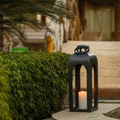 Metal Outdoor Lantern Natural - Smith & Hawken™ -Outdoor Lighting Sales Shop unnamed file 368