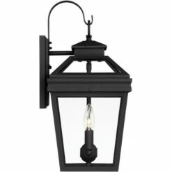 John Timberland Outdoor Wall Light Fixture Texturized Black Steel 16 1/2" Clear Glass Lantern for Exterior House Porch Patio -Outdoor Lighting Sales Shop unnamed file 3703