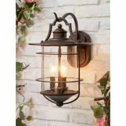 Franklin Iron Works Industrial Rustic Outdoor Light Fixture Bronze 16 1/4" Clear Seedy Glass Lantern for Exterior House Porch 15 Franklin Iron Works Industrial Rustic Outdoor Light Fixture Bronze 16 1/4" Clear Seedy Glass Lantern for Exterior House Porch -Outdoor Lighting Sales Shop unnamed file 3773