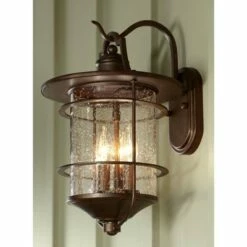 Franklin Iron Works Industrial Rustic Outdoor Light Fixture Bronze 16 1/4" Clear Seedy Glass Lantern for Exterior House Porch 17 Franklin Iron Works Industrial Rustic Outdoor Light Fixture Bronze 16 1/4" Clear Seedy Glass Lantern for Exterior House Porch -Outdoor Lighting Sales Shop unnamed file 3775