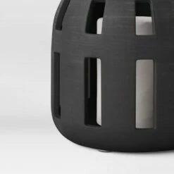 Ceramic Earthenware Cutout Design Outdoor Lantern Black - Opalhouse™ -Outdoor Lighting Sales Shop unnamed file 378