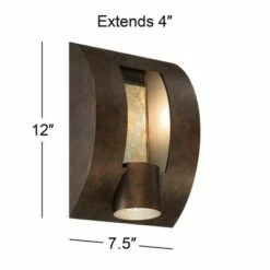 Franklin Iron Works Modern Outdoor Wall Light 12 inch Exterior Bronze Fixture Downlight for House Patio Porch Deck -Outdoor Lighting Sales Shop unnamed file 3796