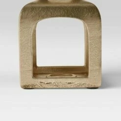 Cast Metal Outdoor Lantern Pillar Candle Holder Gold - Smith & Hawken™ -Outdoor Lighting Sales Shop unnamed file 383