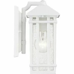 Kathy Ireland Sierra Craftsman 10" High White Outdoor Wall Light -Outdoor Lighting Sales Shop unnamed file 3855