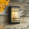 John Timberland Modern Industrial Outdoor Wall Light Fixture Black Brass 11" Clear Glass Exterior House Porch Patio Outside Deck -Outdoor Lighting Sales Shop unnamed file 3881