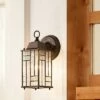 10.25" Stained Glass 1-Light Prairie Style Outdoor Lantern Wall Sconce - River of Goods -Outdoor Lighting Sales Shop unnamed file 3887