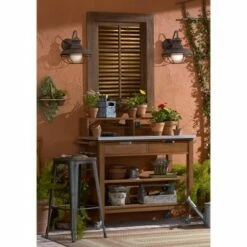 Franklin Iron Works Farmhouse Outdoor Barn Light Wall Fixture Oiled Bronze Open Cage 16" White Glass Orb Diffuser for Exterior House 13 Franklin Iron Works Farmhouse Outdoor Barn Light Wall Fixture Oiled Bronze Open Cage 16" White Glass Orb Diffuser for Exterior House -Outdoor Lighting Sales Shop unnamed file 3898