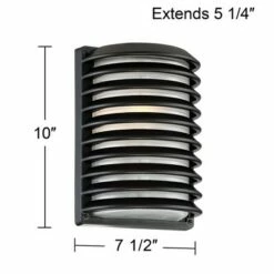 John Timberland Modern Industrial Outdoor Wall Lights Fixtures Set of 2 Black 10" Frosted Glass Exterior House Porch Patio Outside -Outdoor Lighting Sales Shop unnamed file 3943