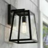 John Timberland Modern Outdoor Wall Light Fixture Black 13" Clear Glass Edison style bulb for Exterior House Porch Patio -Outdoor Lighting Sales Shop unnamed file 3946