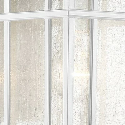 Kathy Ireland Sierra Craftsman 11"H White Dusk-Dawn Outdoor Wall Light 4 Kathy Ireland Sierra Craftsman 11"H White Dusk-Dawn Outdoor Wall Light - Image 2