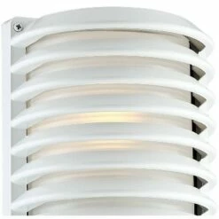 John Timberland Modern Outdoor Wall Light Fixture Sleek White Banded Grid 10" Frosted Glass for Exterior House Porch Patio Deck -Outdoor Lighting Sales Shop unnamed file 3975
