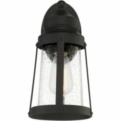 Franklin Iron Works Industrial Outdoor Wall Light Fixture Sand Black Metal 13 1/4" Clear Seedy Glass Exterior House Porch Patio 8 Franklin Iron Works Industrial Outdoor Wall Light Fixture Sand Black Metal 13 1/4" Clear Seedy Glass Exterior House Porch Patio -Outdoor Lighting Sales Shop unnamed file 3992